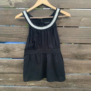 Ribbon ruffle blouse